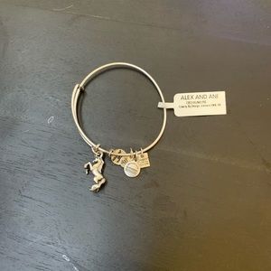 Alex and Ani silver toned unicorn bracelet